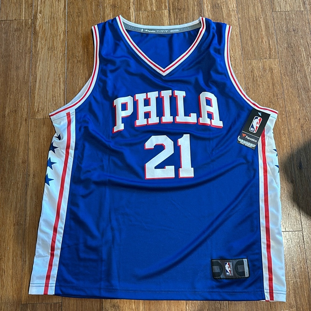 Phila basketball jersey #21 Embiid